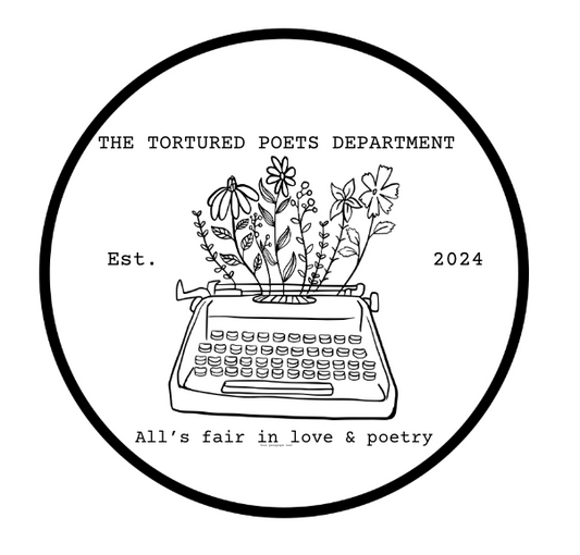 Embrace Your Inner Poet: Taylor Swift's "Tortured Poets Department" Inspired Embroidery Pattern